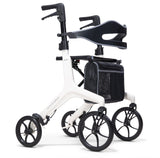 The Aerowalk Carbon - 4.6kg Rollator For Indoors Outdoors with Basket and Seat