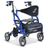 The AirGo Hybrid - Lightweight Rollator and Wheelchair in one convertible by Drive Devilbiss.