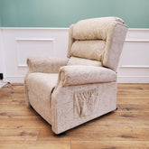 CLEARANCE The Eton Dual Motor - British Fabric Riser Recliner CLEARANCE-2340