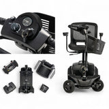 The Elite Traveller 2.0 - Next-Generation Pride 4mph Boot Scooter with EZ-Turn Technology