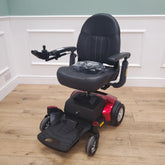 CLEARANCE The Excel Quest - Compact Reclining Portable Power Chair - Red