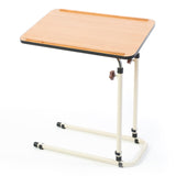 Alerta Beech Laminate Adjustable Tilting Over Bed Table