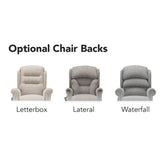 The Camberley - British Made Fabric Riser Recliner Chair Fully Customisable