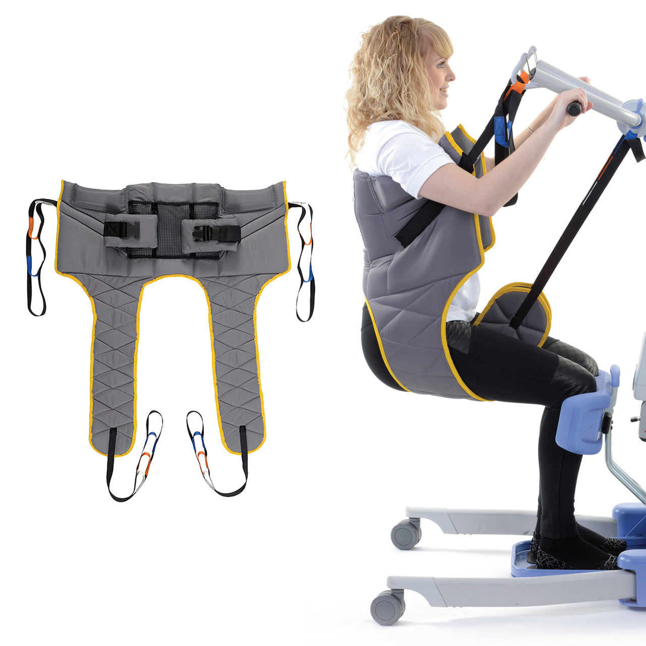 Oxford Deluxe Padded Leg Transport Sling For Active Stand Aids