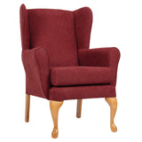 Queen Anne Elegant Fireside Chair