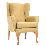 Queen Anne Elegant Fireside Chair