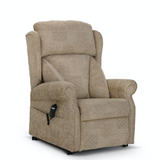 The Senydd Single Motor - British Fabric Tilt In Space Riser Recliner