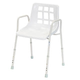 Alerta Height Adjustable Stationary Shower Chair