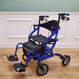 CLEARANCE The AirGo Hybrid - Lightweight Rollator and Wheelchair in one convertible by Drive Devilbiss. CLEARANCE-2322