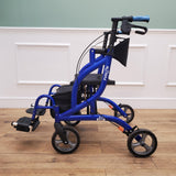 CLEARANCE The AirGo Hybrid - Lightweight Rollator and Wheelchair in one convertible by Drive Devilbiss. CLEARANCE-2322