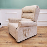 CLEARANCE The Eton Dual Motor - British Fabric Riser Recliner CLEARANCE-2340