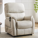 The Lily Dual Motor - Modern Leather Match Riser Recliner