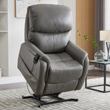 The Lily Dual Motor - Modern Leather Match Riser Recliner