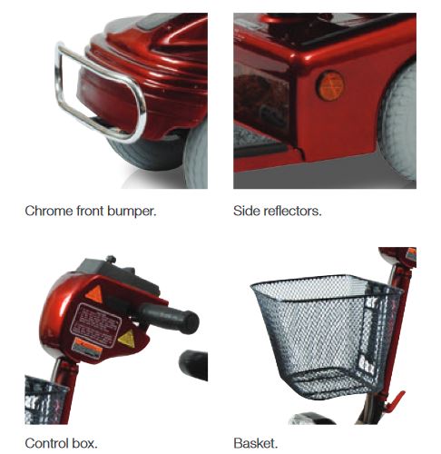 The Sovereign - Shoprider 4mph Classic Mid-Size Scooter